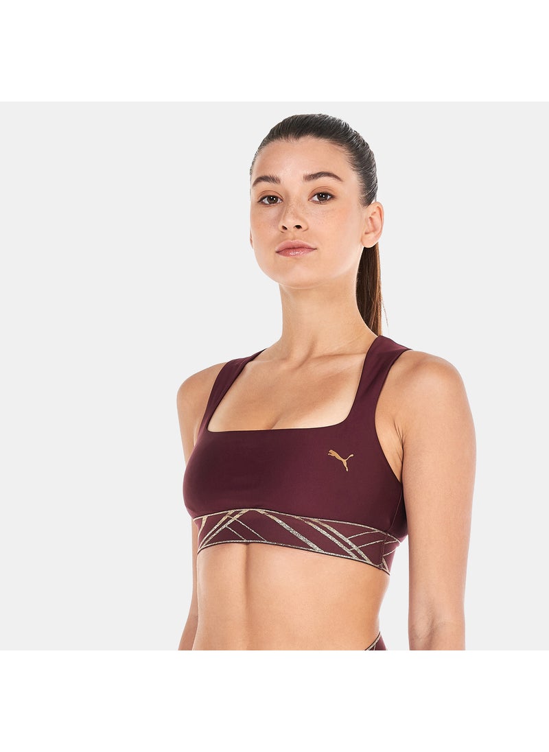 Women's Mid-Impact Deco Glam Sports Bra