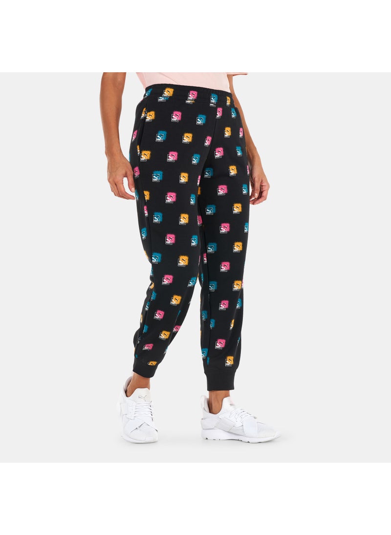 Women's Brand Love AOP Sweatpants