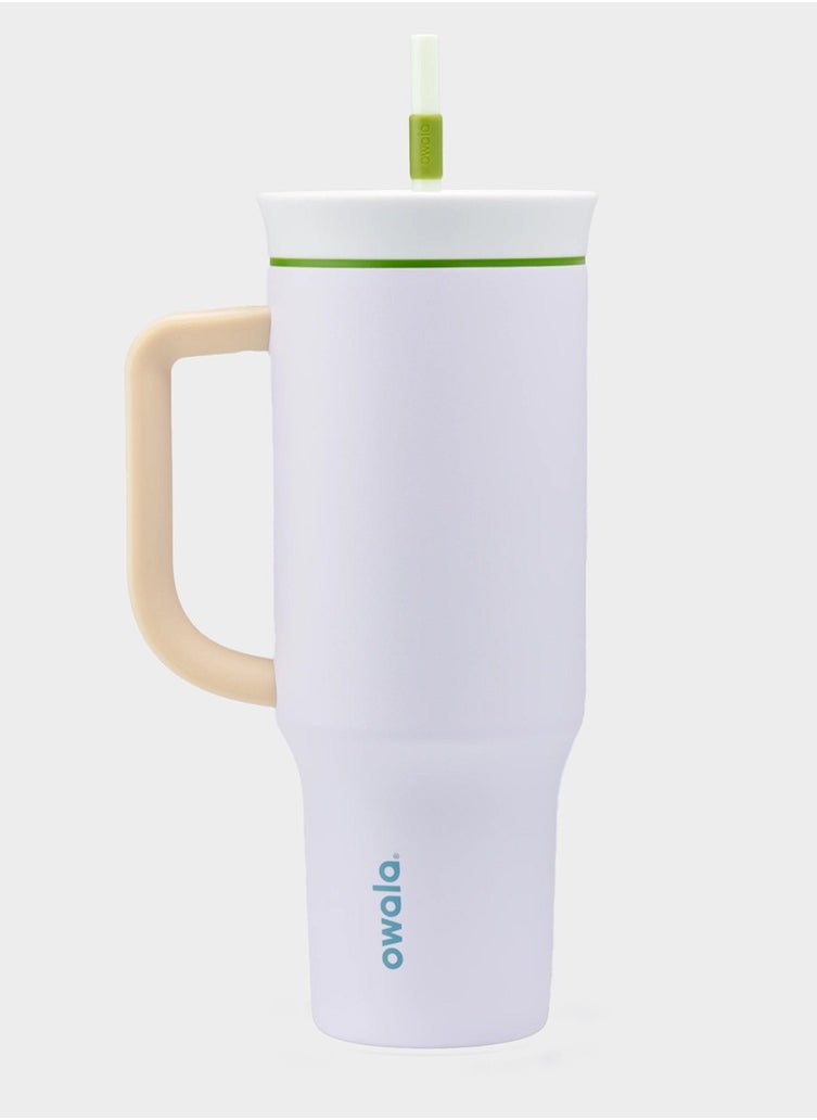 OWALA 40 oz Tumbler 40 oz stainless steel, insulated tumbler 2-in-1 lid lets you sip or swig-LOST IN SPACE