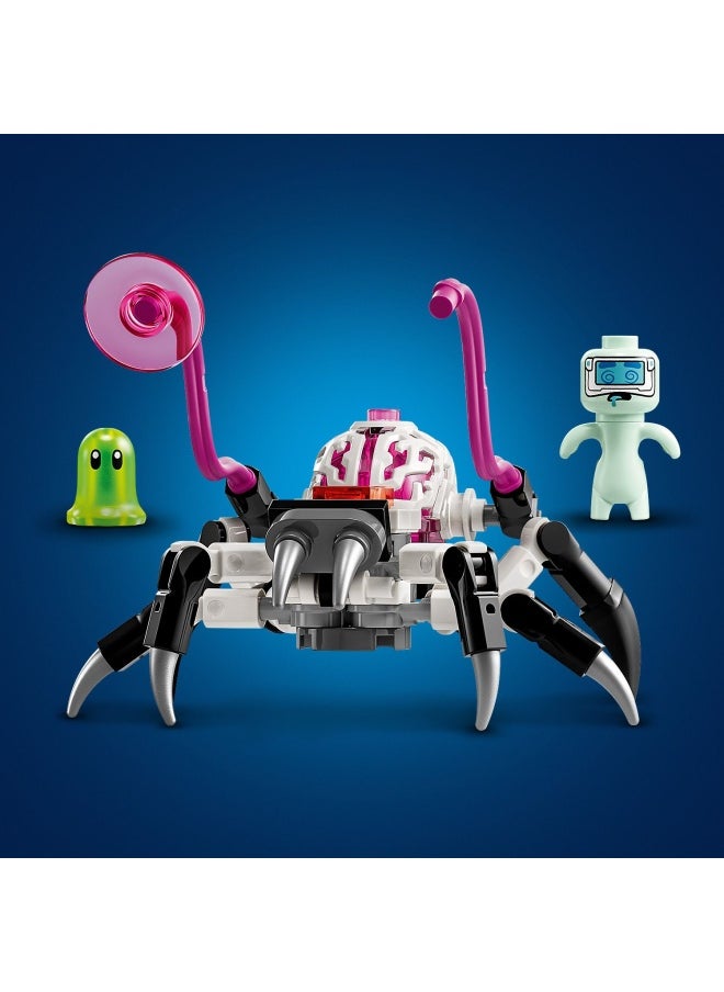 DREAMZzz 2in1 Mateo and the Z-Blob Action Race Car to Motorbike Toy, Vehicle Set for 8 Plus Year Old Boys & Girls, Includes z-Blob, a Spider Figure and 2 Minifigures 71491 (485 pieces)