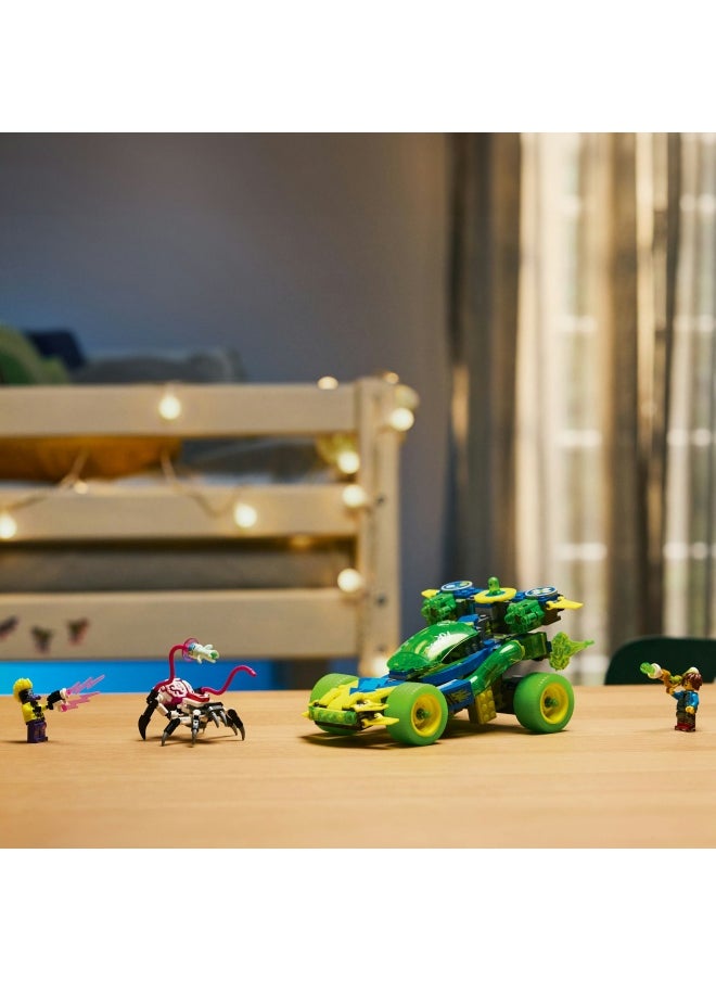 DREAMZzz 2in1 Mateo and the Z-Blob Action Race Car to Motorbike Toy, Vehicle Set for 8 Plus Year Old Boys & Girls, Includes z-Blob, a Spider Figure and 2 Minifigures 71491 (485 pieces)