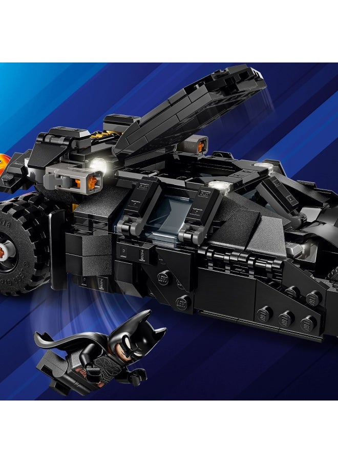 DC Batman: Batman Tumbler vs. Two-Face & The Joker - Batmobile Car Toy with 3 Minifigures - Super Hero Set - Gift for 8 Plus Year Old Boys, Girls and Dark Knight Fans 76303 (429 pieces)