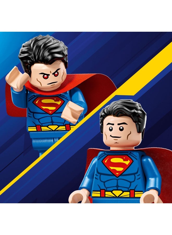DC Superman Mech vs. Lex Luthor, Super Heroes Toy with 2 Minifigures, a Stud Shooter & Kryptonite - Buildable Figure Set - Gift 6 Plus Year Old Boys & Girls 76302 (120 pieces)