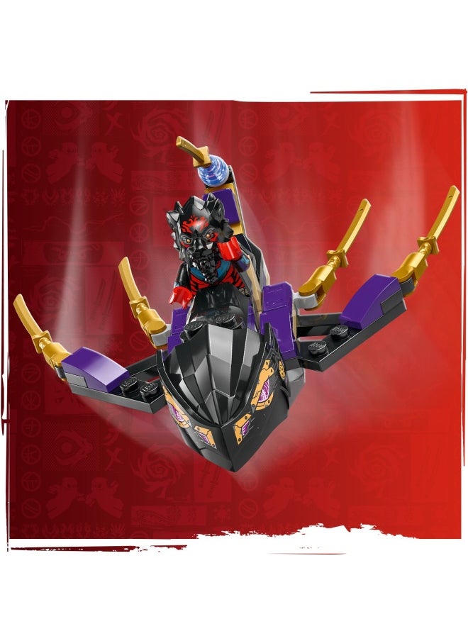 NINJAGO Ras and Arin’s Super Storm Jet Toy with a Dragon Drone, Shooters, Blades & Engines - Incl. 3 Minifigures for Ninja Role Play - Building Set for 8+ Year Old Boys & Girls - 71833 (510 pieces)