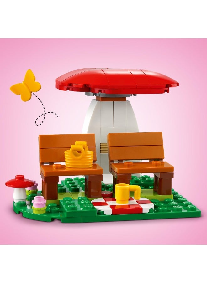 Hedgehog Picnic Date, Animal Toy Playset for 8 Plus Year Old Girls & Boys, Nature Building Set with Mushroom Model and 2 Figures, Birthday Gift for Kids Who Love Imaginative Play 40711 (166 pieces)