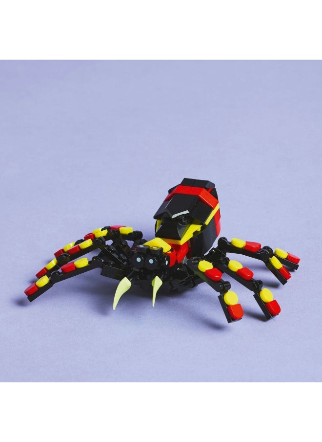 Creator 3in1 Wild Animals: Surprising Spider Toy - Transforms into a Scorpion Figure or a Snake - Building Set for Nature-Loving 7+ Year Old Boys & Girls - Creative Birthday Gift - 31159 (153 pieces)