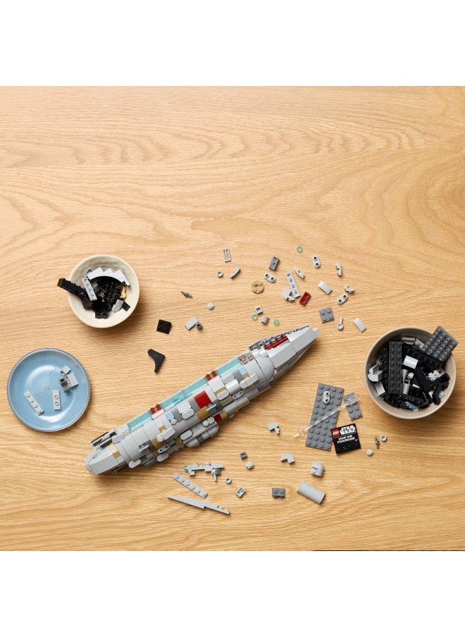 Star Wars 75405 Home One Starcruiser Building Set for Adults, Collectible Build-and-Display Starship Model with a Stand, Birthday Gift Idea for Men, Women and Teenage Fans of Return of The Jedi (559 pieces)