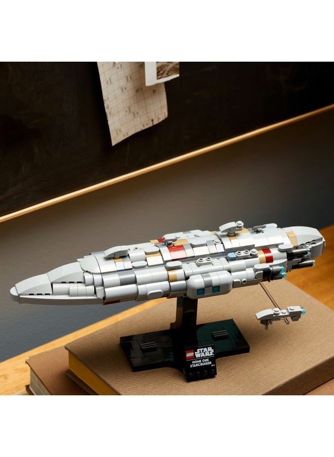 Star Wars 75405 Home One Starcruiser Building Set for Adults, Collectible Build-and-Display Starship Model with a Stand, Birthday Gift Idea for Men, Women and Teenage Fans of Return of The Jedi (559 pieces)