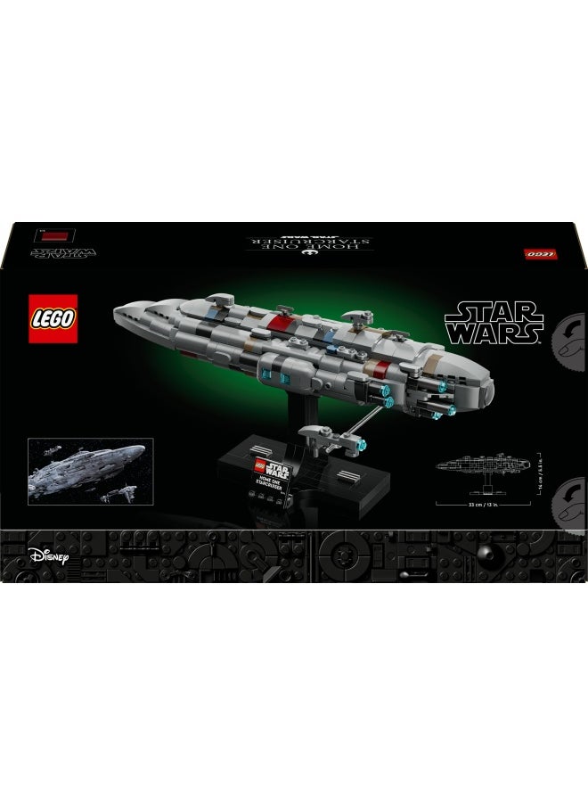 Star Wars 75405 Home One Starcruiser Building Set for Adults, Collectible Build-and-Display Starship Model with a Stand, Birthday Gift Idea for Men, Women and Teenage Fans of Return of The Jedi (559 pieces)