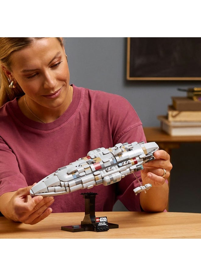 Star Wars 75405 Home One Starcruiser Building Set for Adults, Collectible Build-and-Display Starship Model with a Stand, Birthday Gift Idea for Men, Women and Teenage Fans of Return of The Jedi (559 pieces)