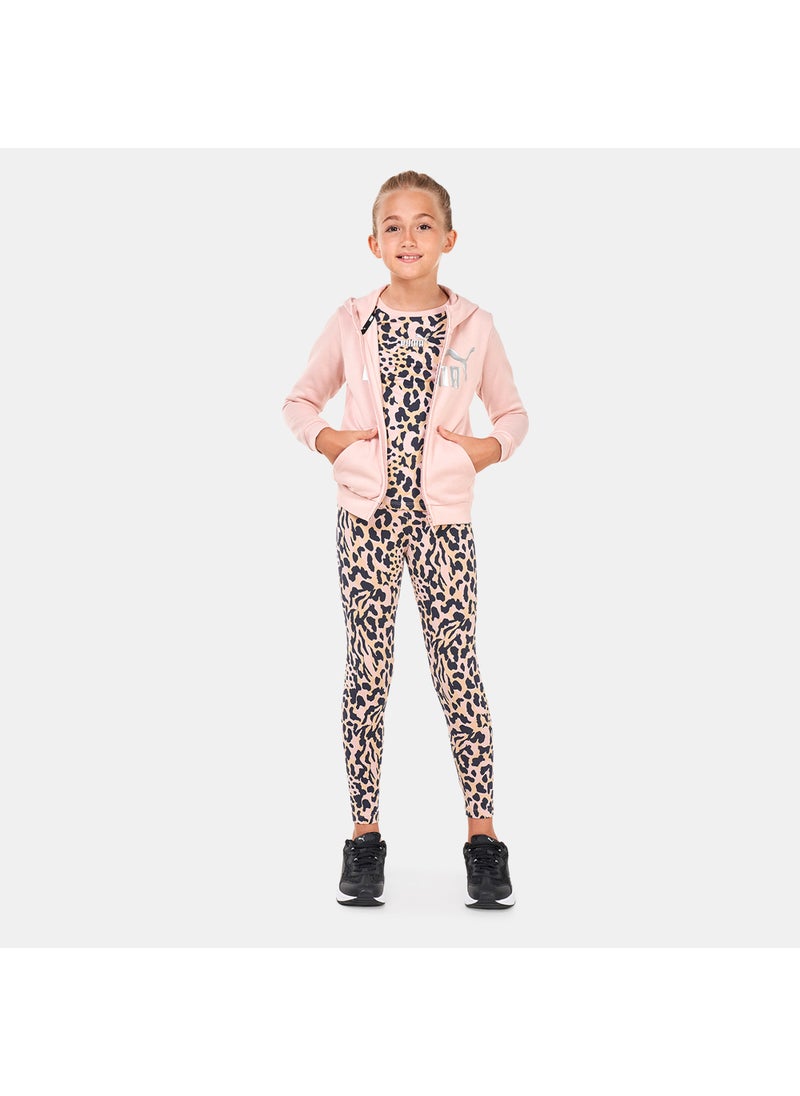 Kids' Essentials+ Logo Full-Zip Hoodie