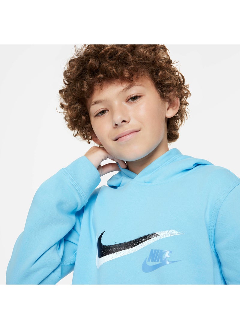 Kids' Sportswear Fleece Graphic Hoodie