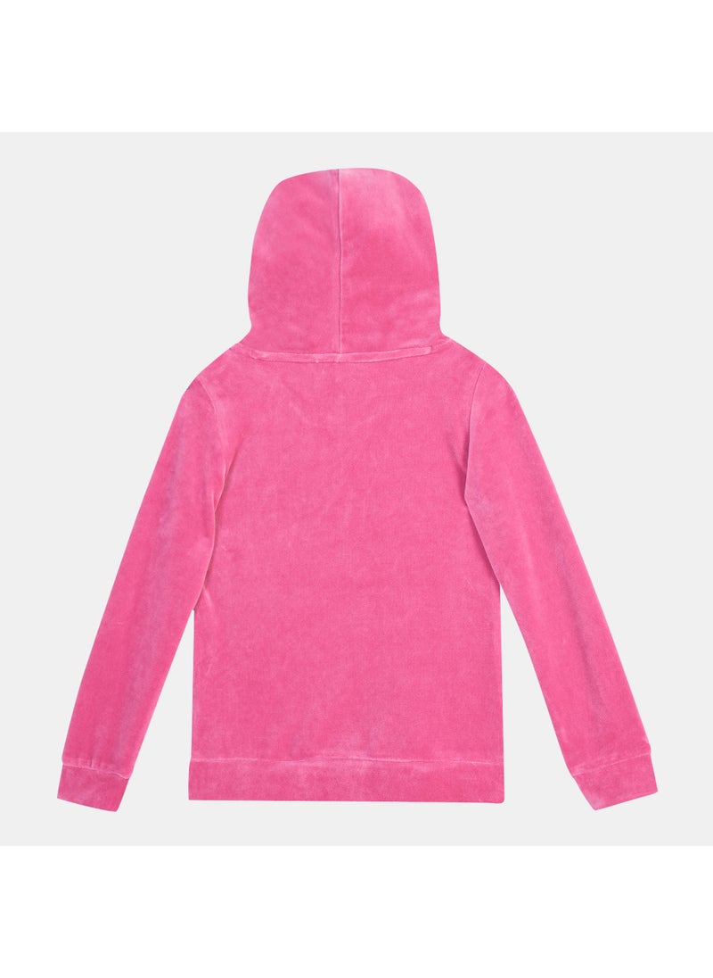 Kids' Essentials+ Velour Pullover Hoodie