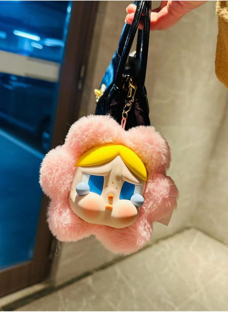 POP MART Pop Mart Sadness Club CRYBABY Crying Baby Fluffy Flower Big Head Shape Earphones Protective Case - Pop Mart City Park