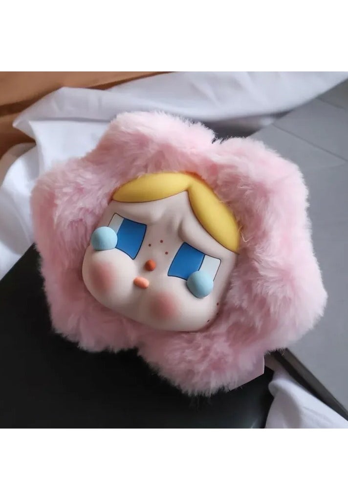 POP MART Pop Mart Sadness Club CRYBABY Crying Baby Fluffy Flower Big Head Shape Earphones Protective Case - Pop Mart City Park