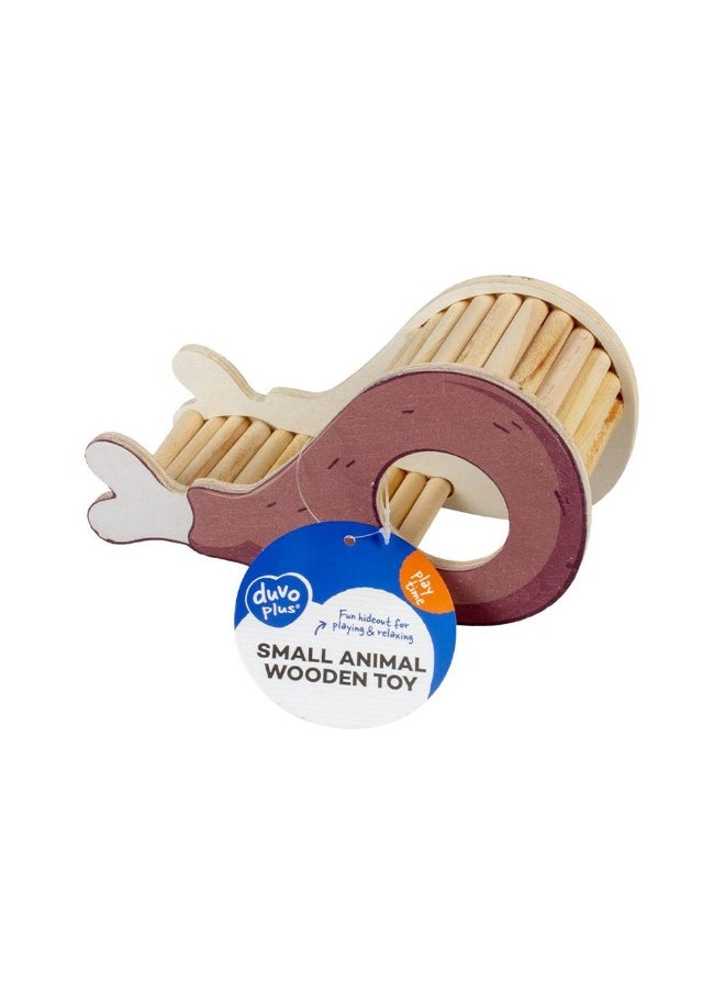 Duvo Small Animal Wooden Play House Drumstick Multicolour