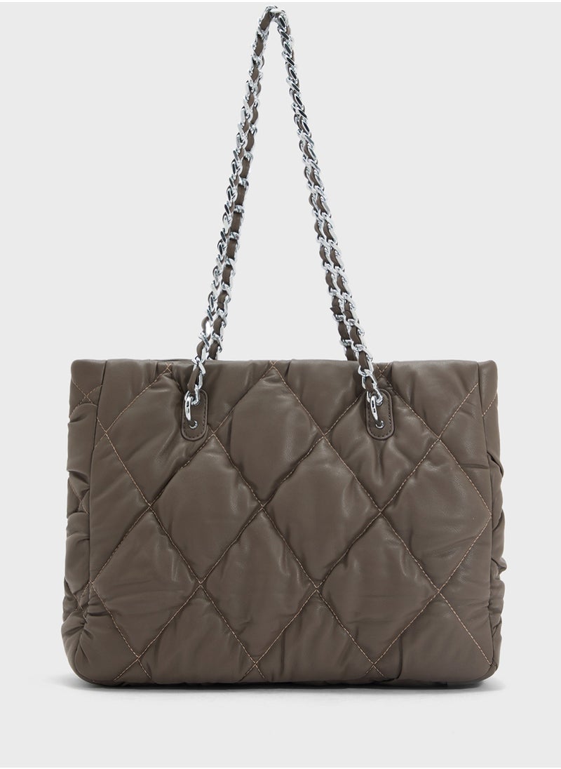 Quilted Ladies Tote Bag