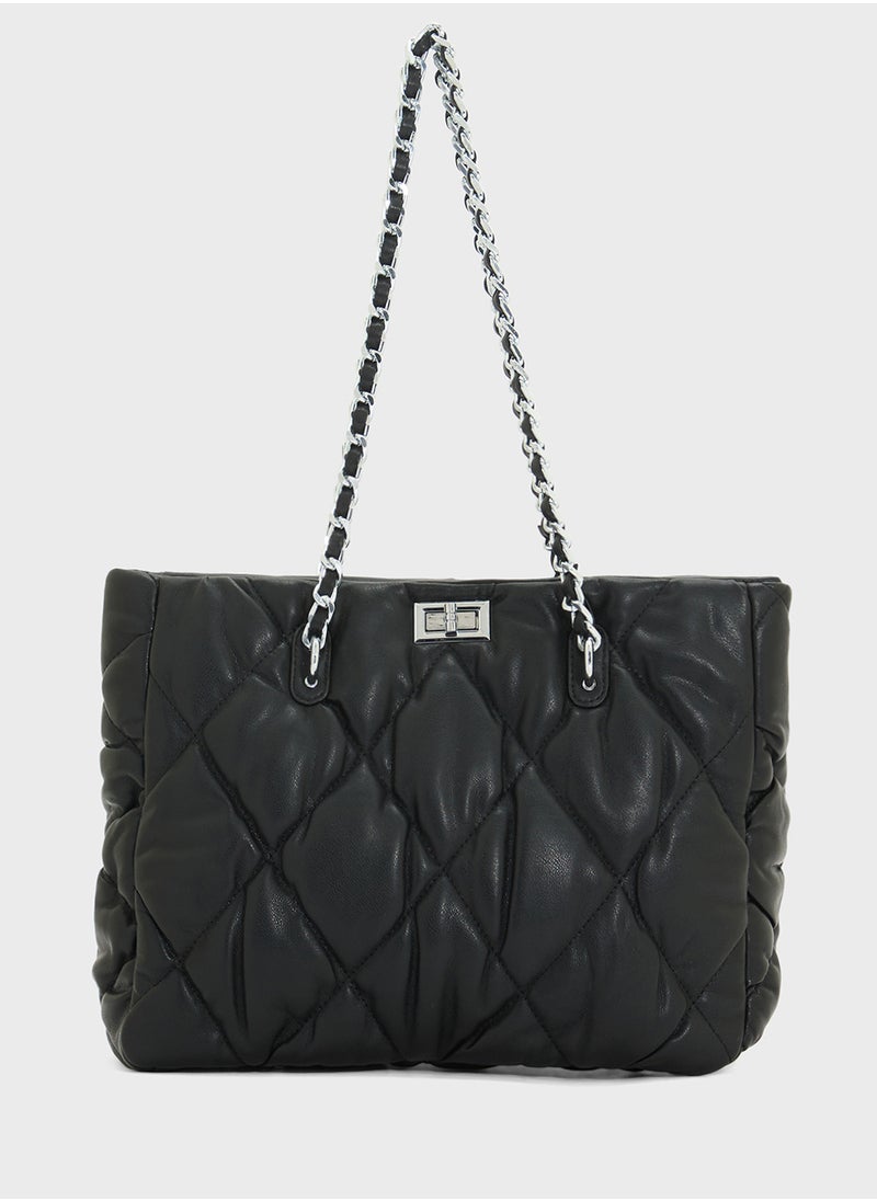 Quilted Ladies Tote Bag