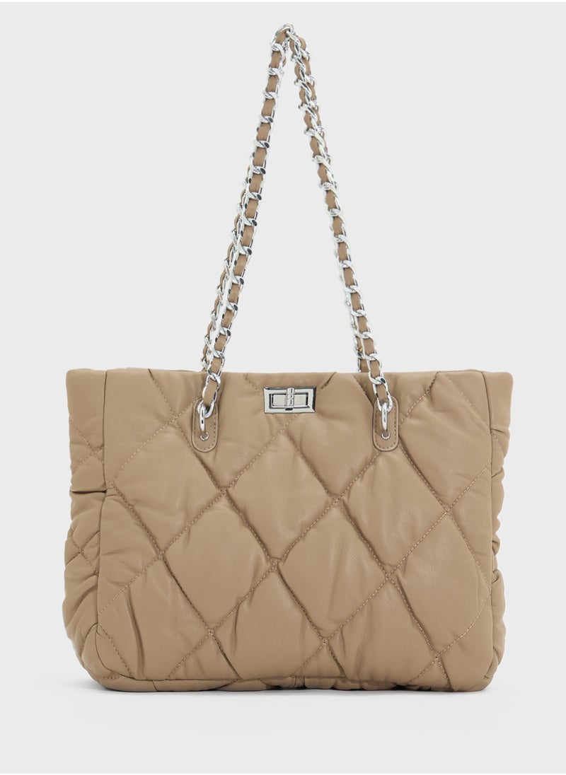 Quilted Ladies Tote Bag