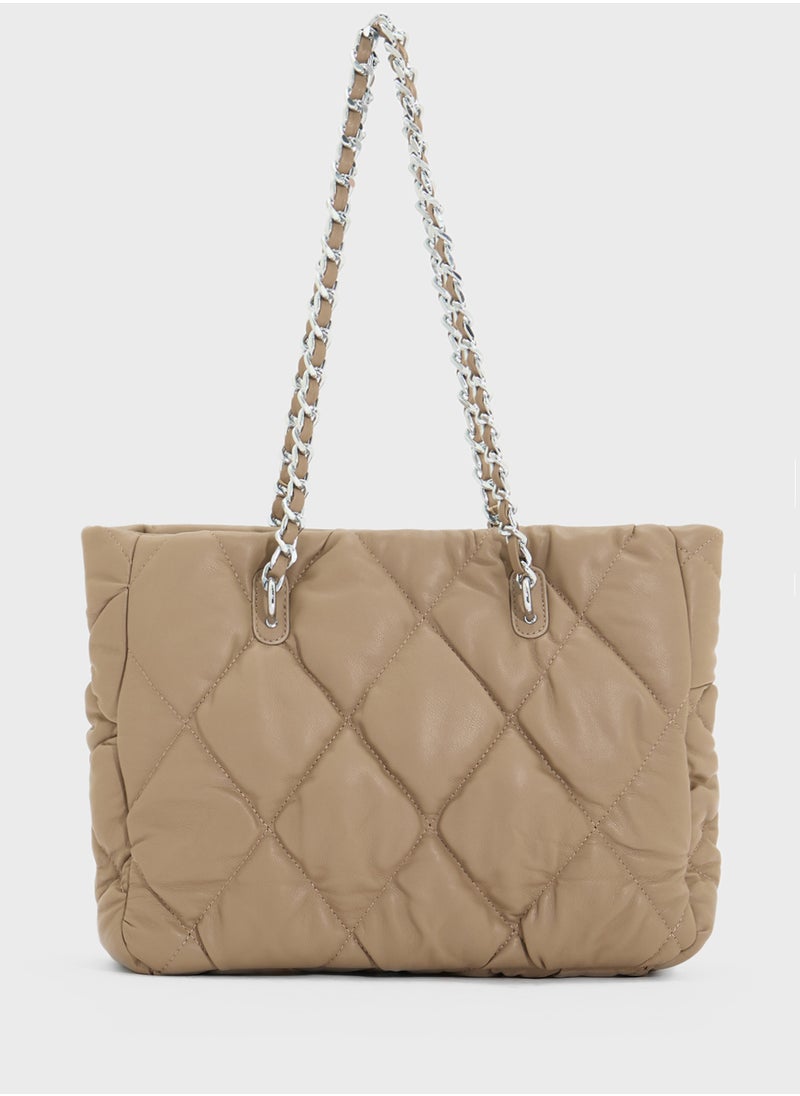 Quilted Ladies Tote Bag