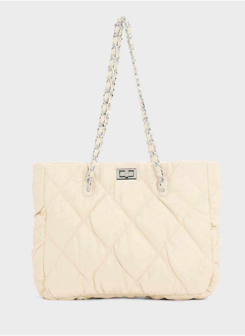 Quilted Ladies Tote Bag