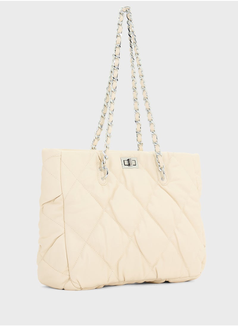 Quilted Ladies Tote Bag