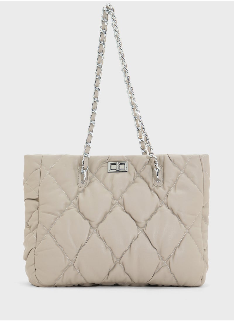 Quilted Ladies Tote Bag