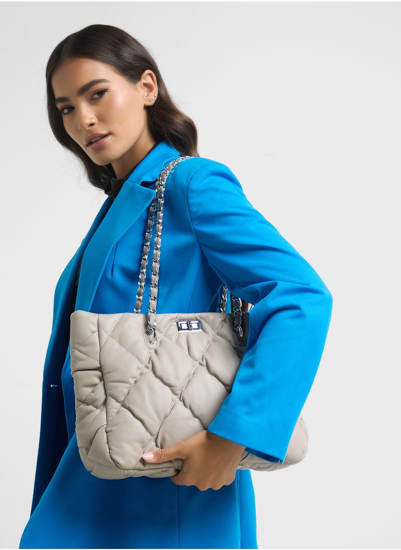 Quilted Ladies Tote Bag