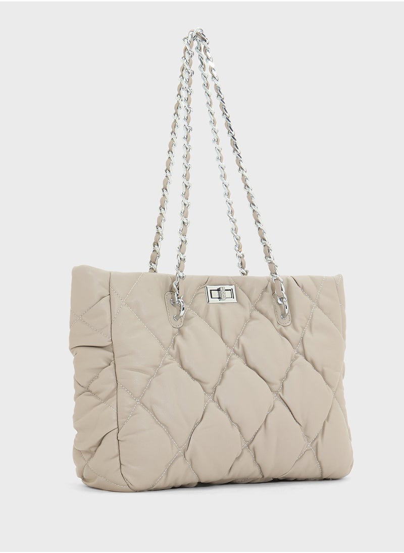 Quilted Ladies Tote Bag