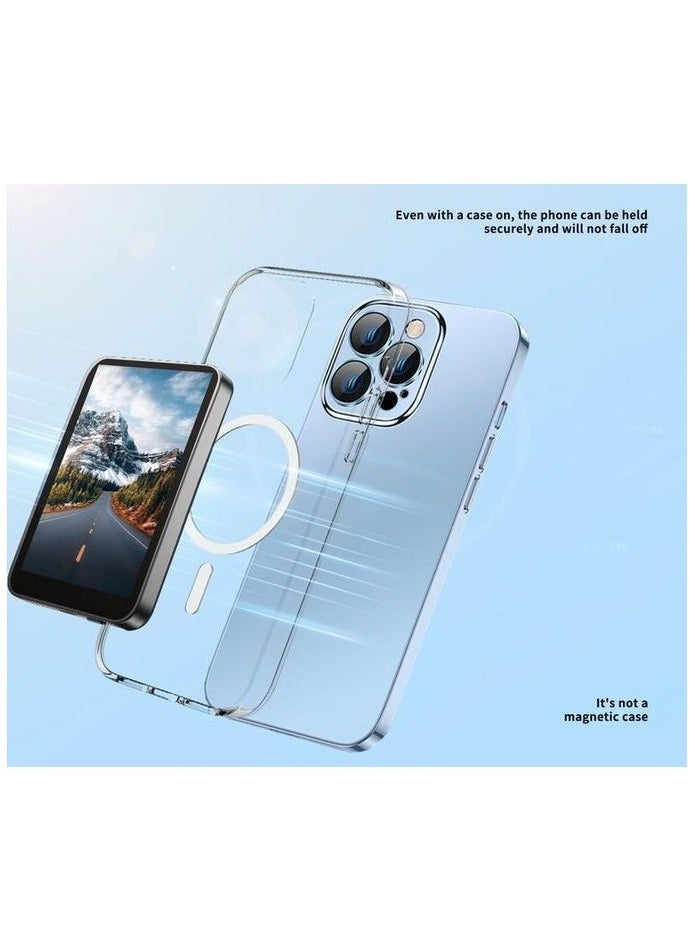 Magnetic Selfie Screen Monitor – Portable Magnetic Display for iPhone & Android | Real-Time Front-Facing Camera View, USB-C & Lightning Compatible, Easy Clip-On Selfie Mirror for Vloggers & Creators