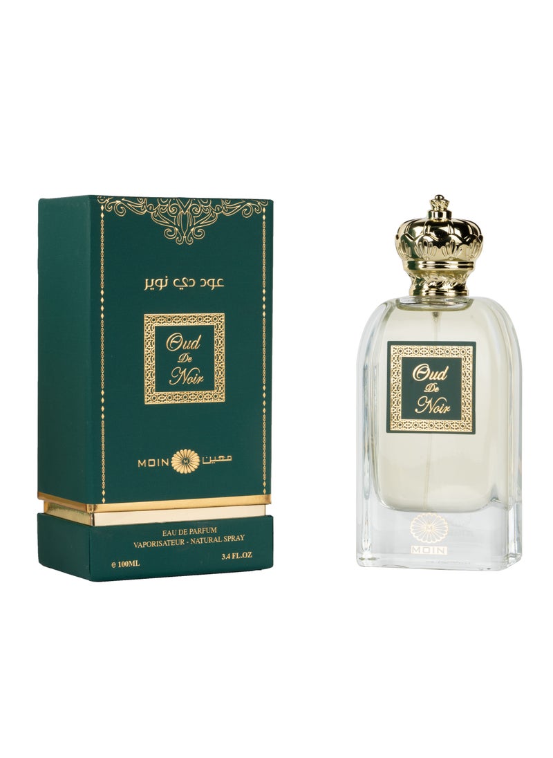 Oud De Noir Luxury Perfume for Men & Women 100ml - Woody, Spicy, Amber & Oud Notes - Fresh Aromatic Scent - Long Lasting Fragrance - Perfect for Special Occasions and Daily Wear