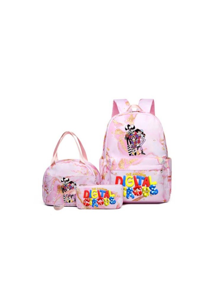Fun cartoon styling, bag three-piece surprise online (students, children, friends' outings, mountain climbing, etc. are available) - 4