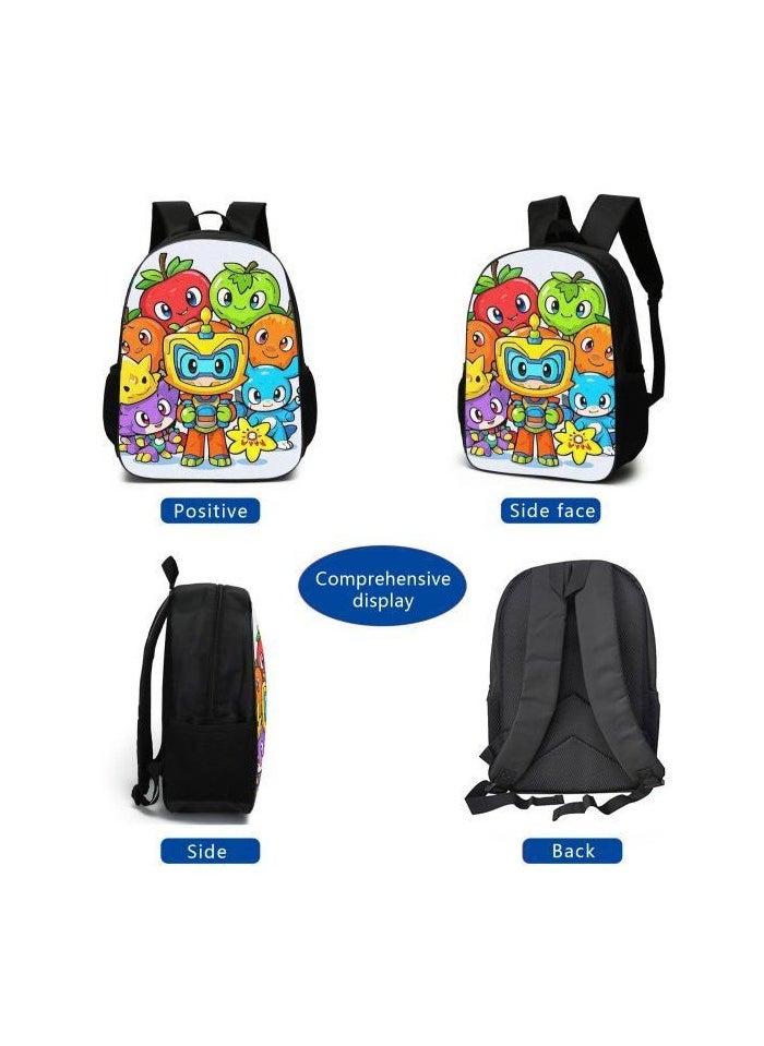 Cartoon style universal three-piece schoolbag - 807