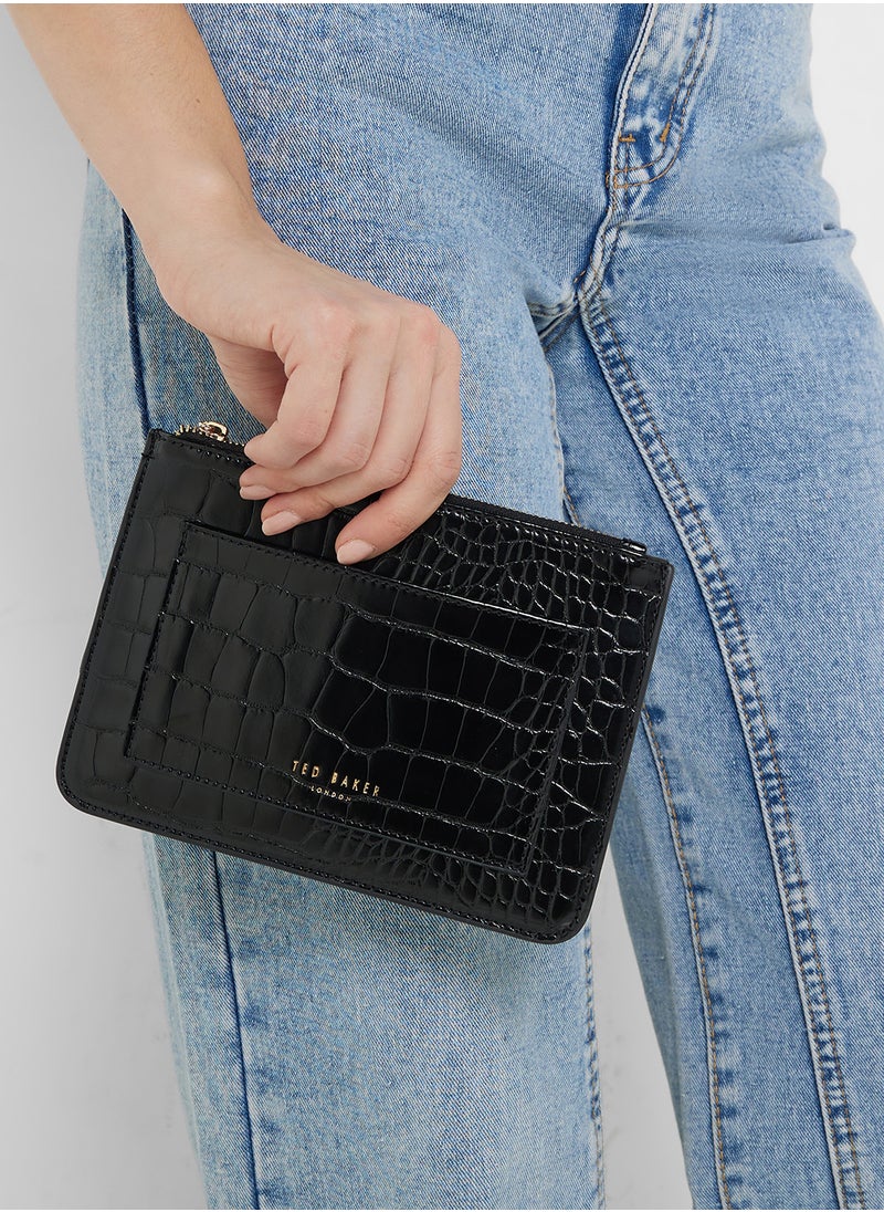 Croc Effect With Passport Wallet