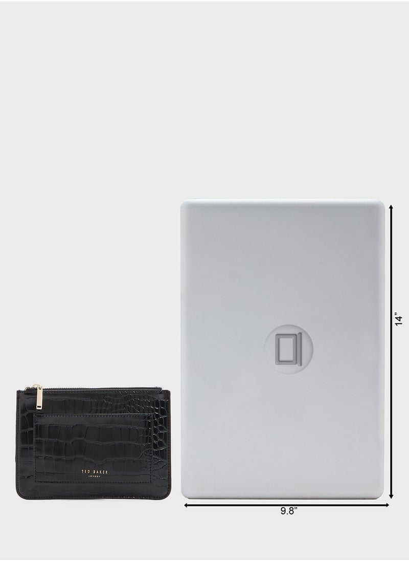 Croc Effect With Passport Wallet