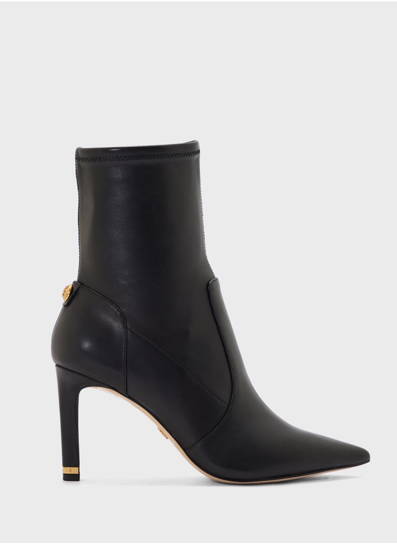 Pencil Heel Ankle Boots