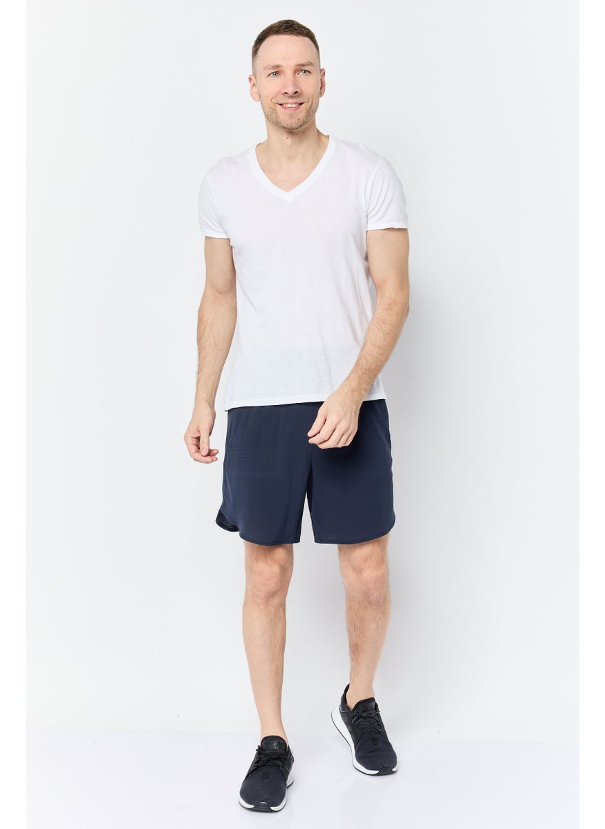 Men Sportswear Fit 7 Inseam Training Shorts, Navy