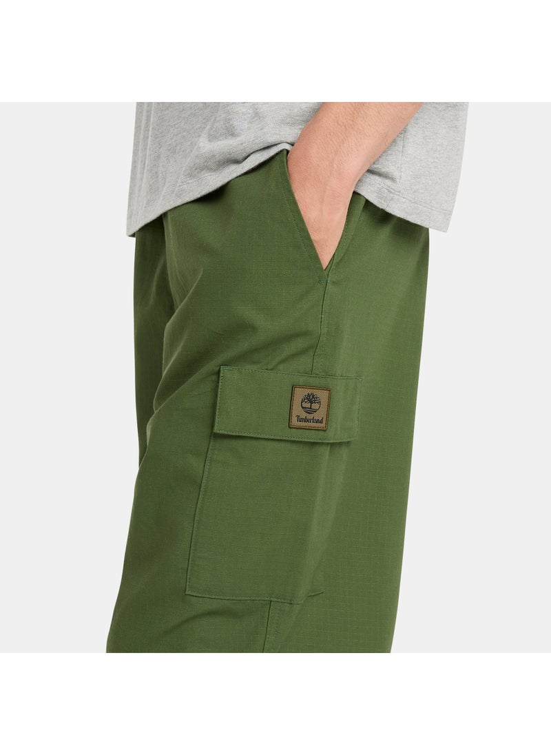 Men's Woven Badge Ripstop Cargo Pants