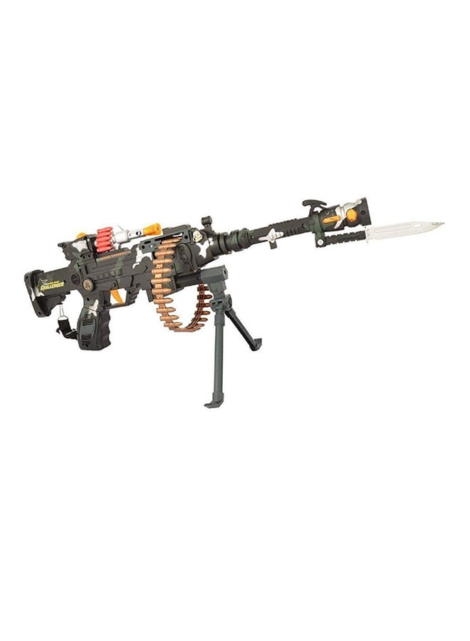 Portable Lightweight Compact Rich Authentic Design Military Look Combat Gun Toy