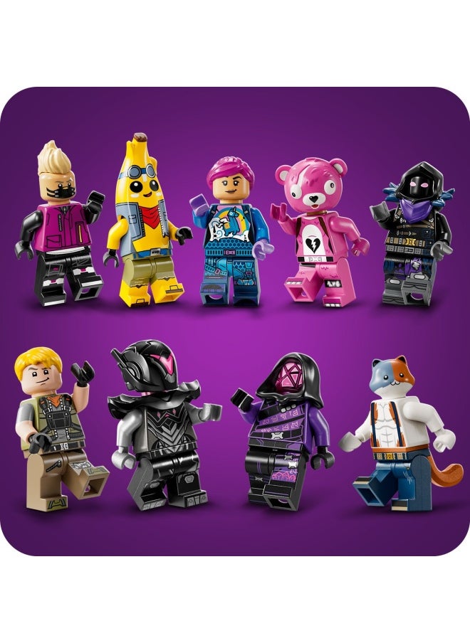 Fortnite Battle Bus Set, Collectible Video Game Vehicle Toy for Boys & Girls, with 9 Character Minifigures, Gift for Gamers and Fans Aged 10 and Over 77073 (954 pieces)