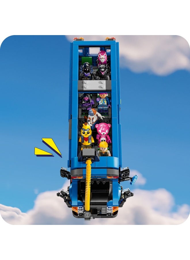 Fortnite Battle Bus Set, Collectible Video Game Vehicle Toy for Boys & Girls, with 9 Character Minifigures, Gift for Gamers and Fans Aged 10 and Over 77073 (954 pieces)