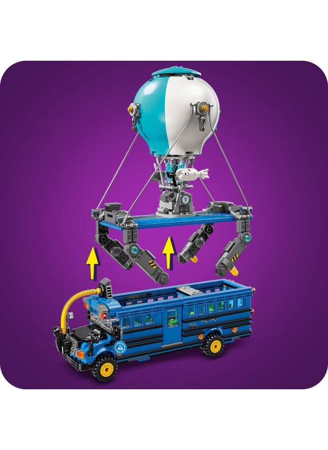 Fortnite Battle Bus Set, Collectible Video Game Vehicle Toy for Boys & Girls, with 9 Character Minifigures, Gift for Gamers and Fans Aged 10 and Over 77073 (954 pieces)