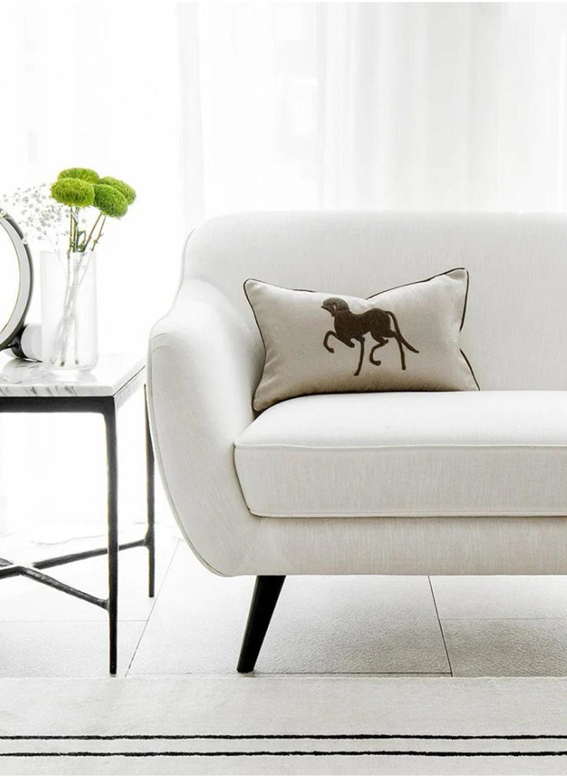 Cushion Faaris Laurent (with filler) Pillow Knot Home Cover Set for Modern Sofa Contemporary Living Room Bedroom and Office Soft Washable