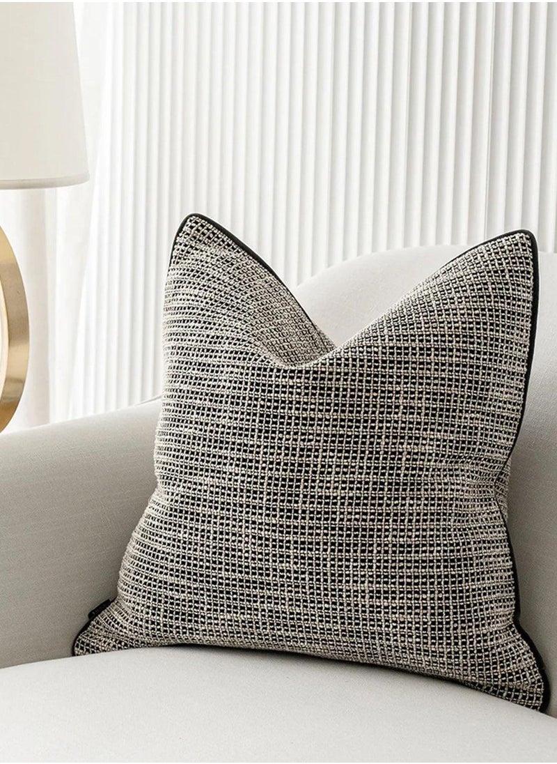 Cushion Marlee Steele (with filler) Pillow Knot Home Cover Set for Modern Sofa Contemporary Living Room Bedroom and Office Soft Washable