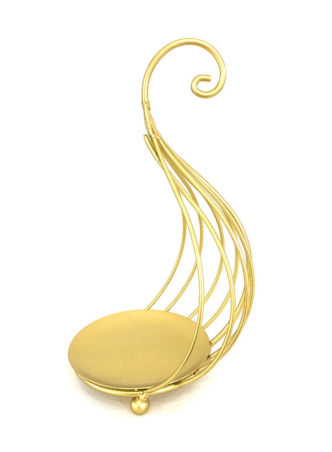 Candle Holder Stand Gold 10X10X20centimeter