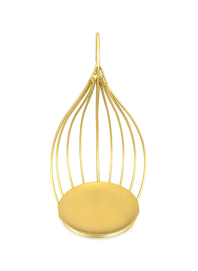 Candle Holder Stand Gold 10X10X20centimeter