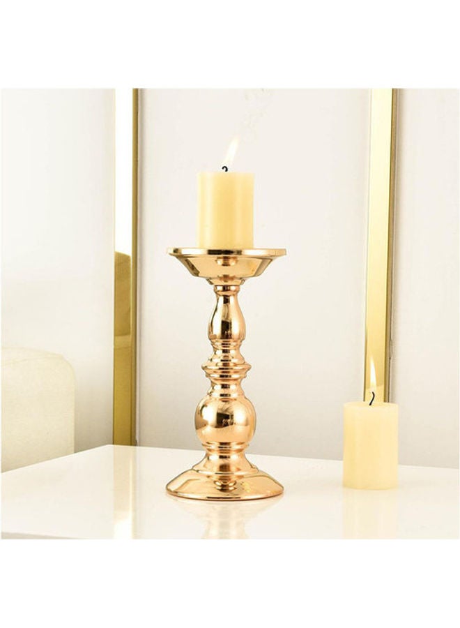 Modern Design Candle Holder Stand Gold 22x10cm