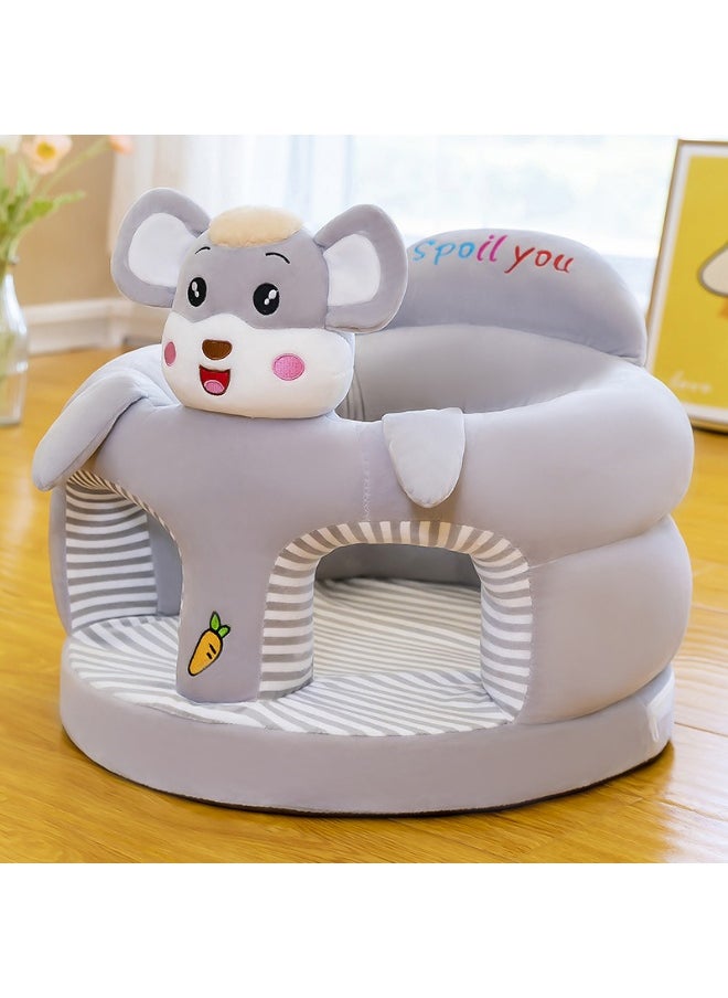 Baby Sitting Practice Sofa with Safety Backrest - Toddler Chair for Early Education, Anti-Fall Design