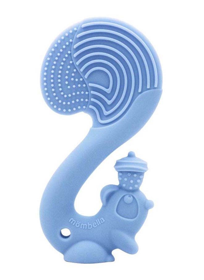 Squirrel Teether Toy | BPA-Free Silicone | Soft & Safe Baby Teething Toy | Fun Acorn Design | Dishwasher & Freezer Safe | 3M+ | Product Dimensions: L 9 x W 6 x H 14 cm