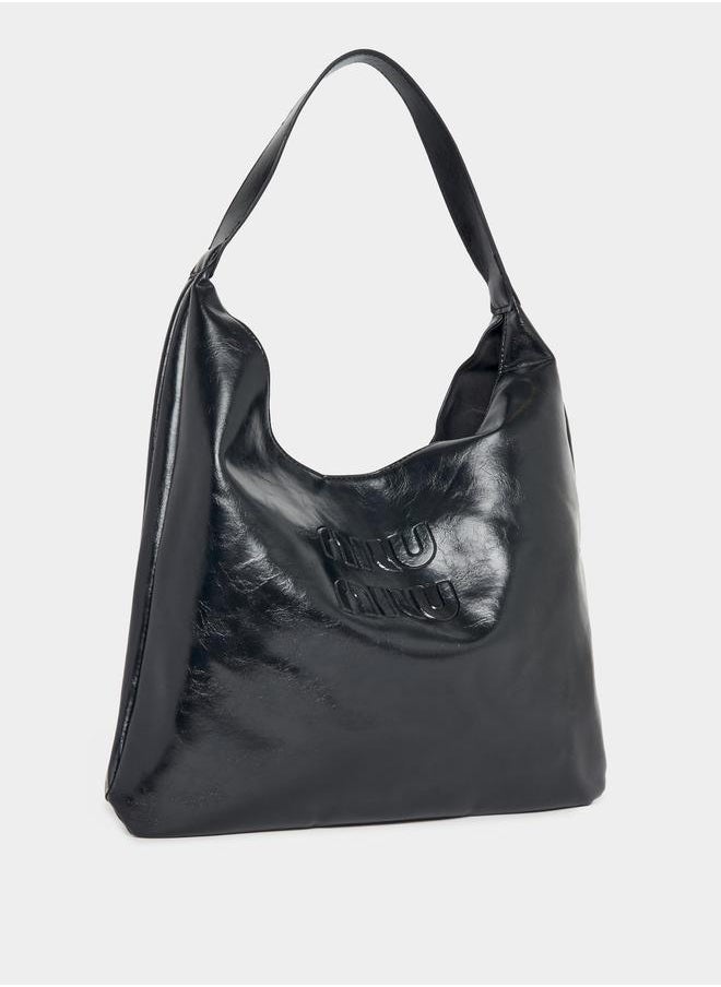 Textured Shoulder Bag